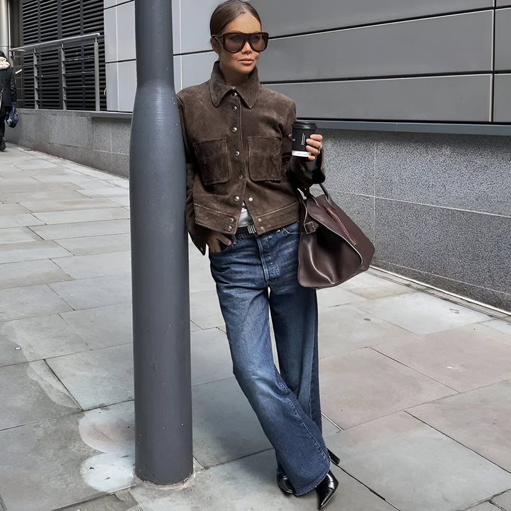 Ella - Suede Jacket for Autumn