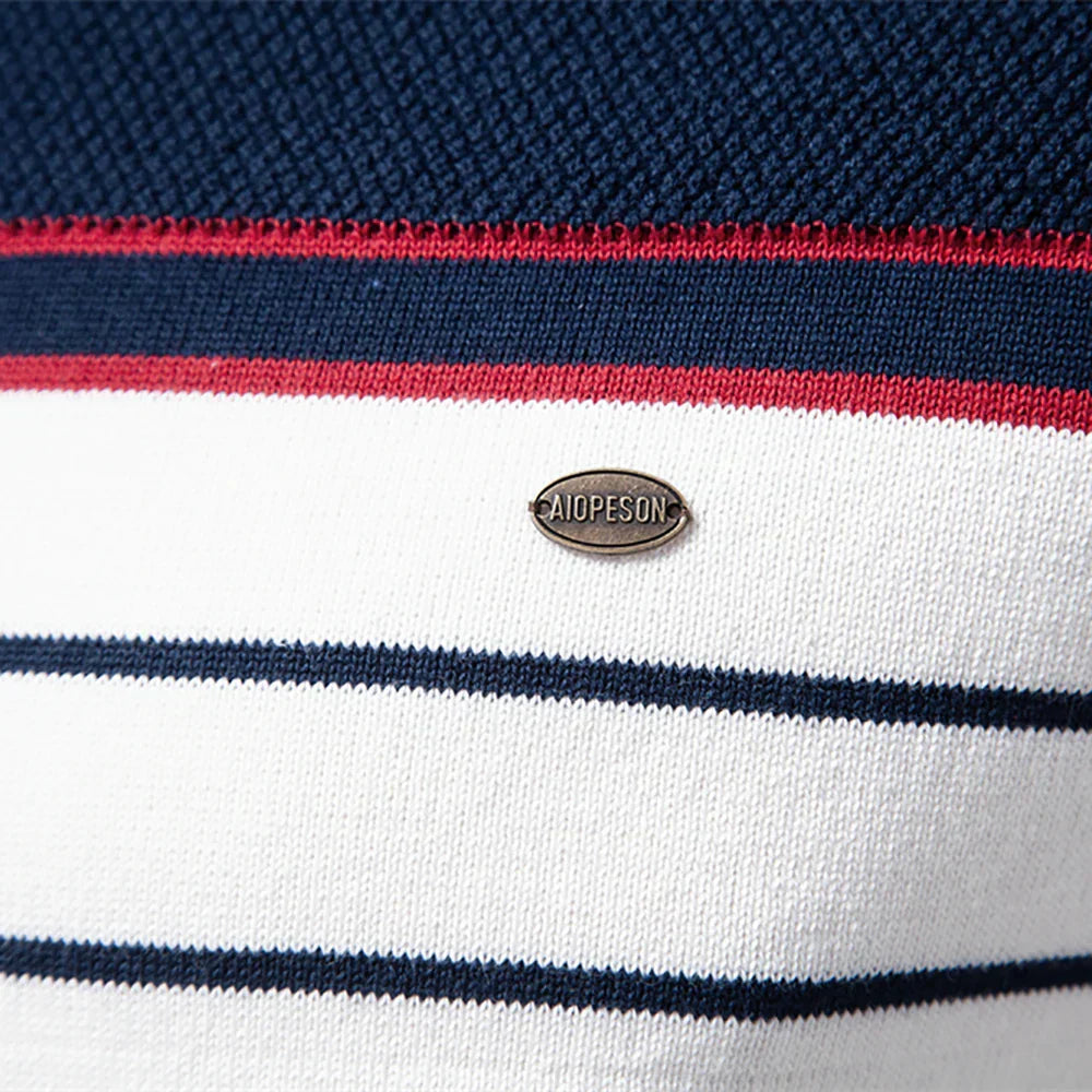 Men's Stripe Pattern Sweater