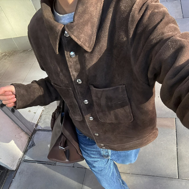 Ella - Suede Jacket for Autumn