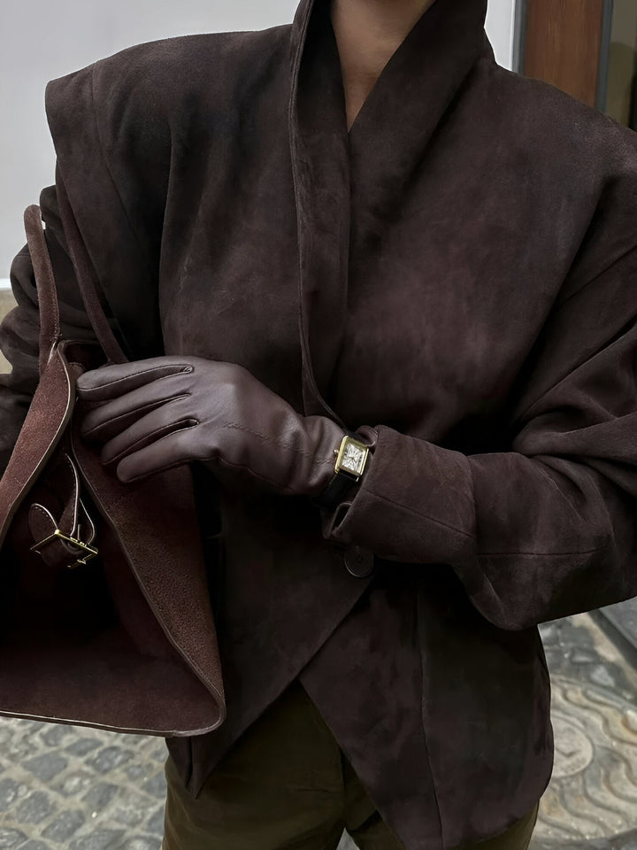 Lina - Suede Jacket for Autumn