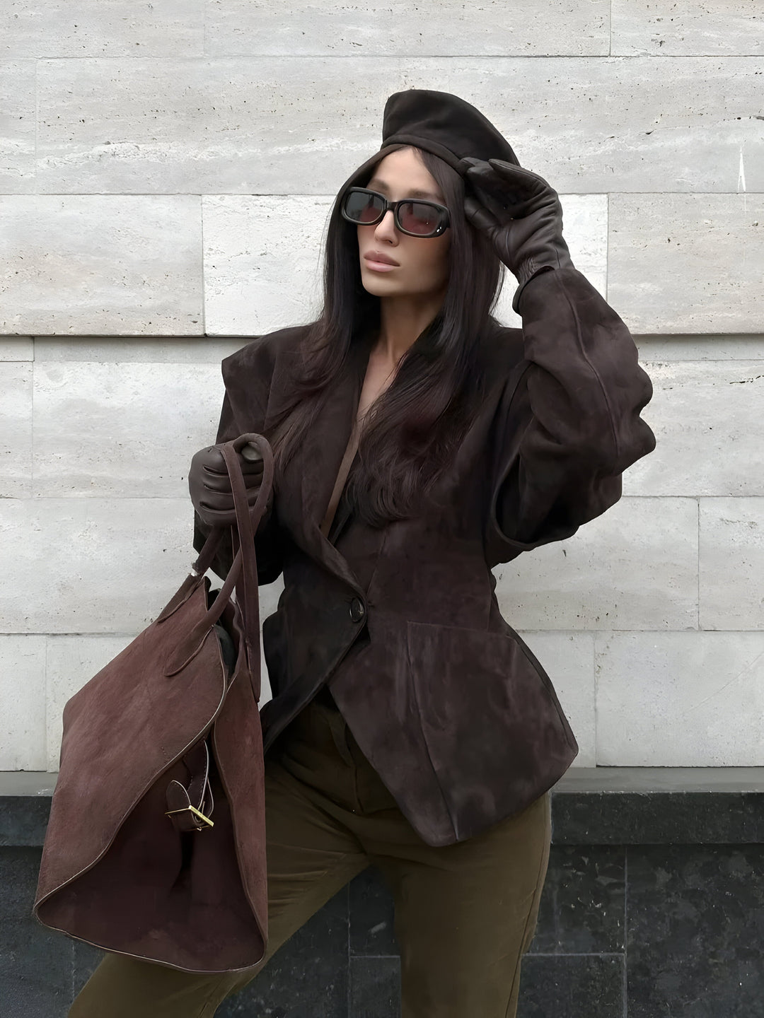 Lina - Suede Jacket for Autumn