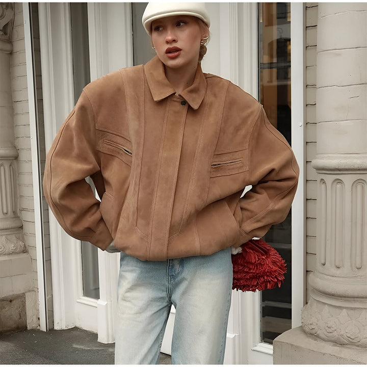 Isabella - Suede Patchwork Jacket