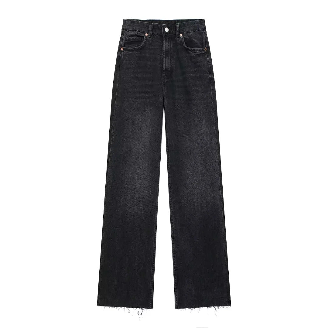 Black Wide Leg Jeans
