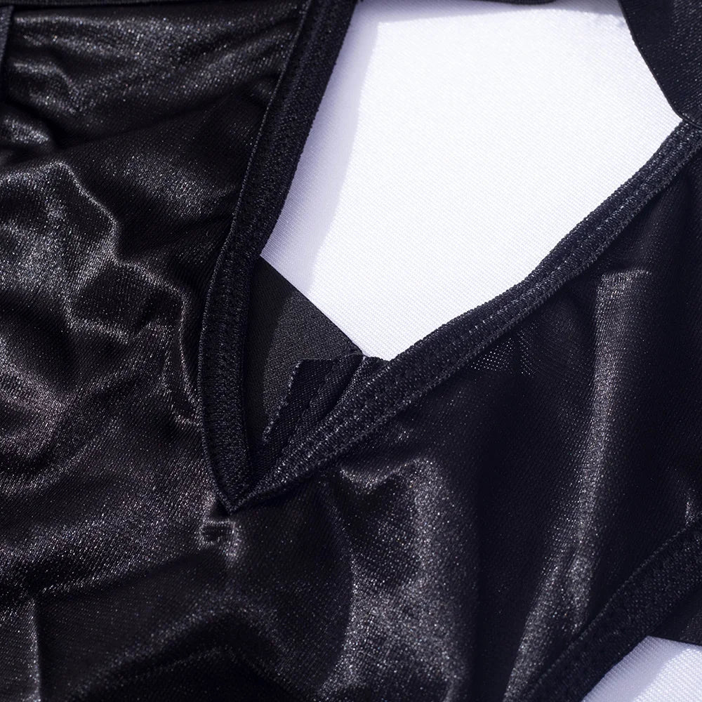 Arlene - Attractive Adjustable Strap Bodysuit Lingerie