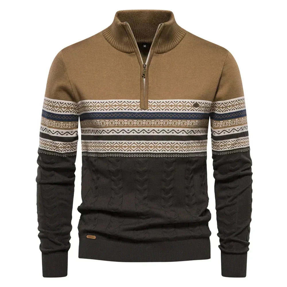 Pullover with Zipper