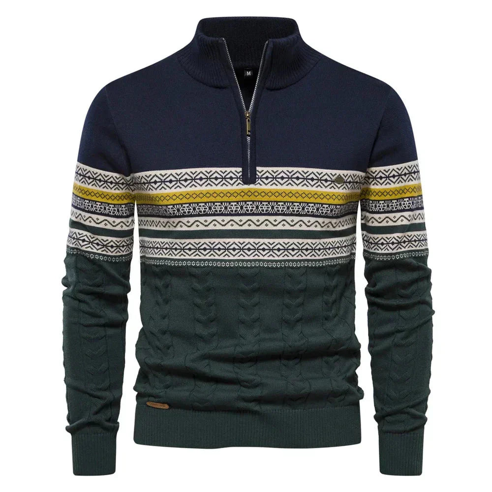Pullover with Zipper