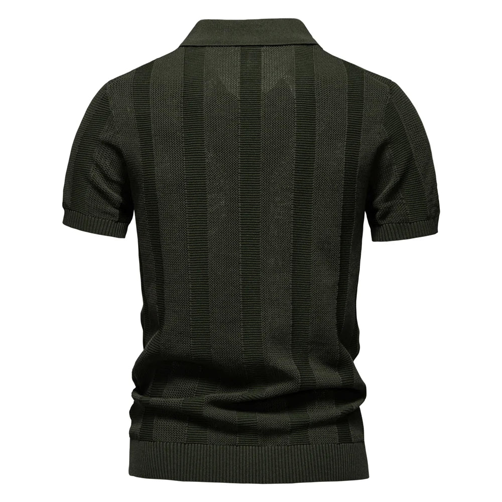 Sorin | Striped Cotton Polo