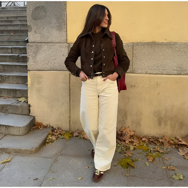 Ella - Suede Jacket for Autumn