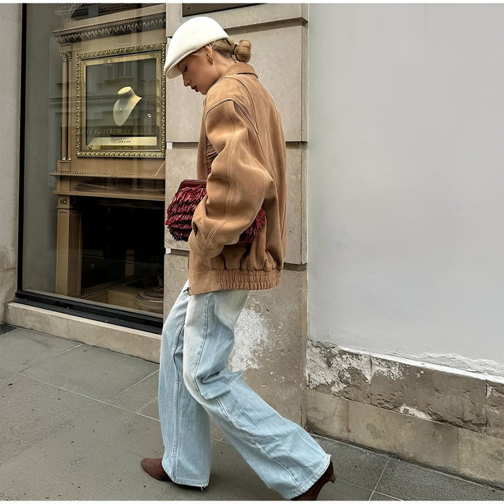Isabella - Suede Patchwork Jacket