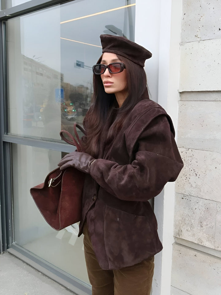 Lina - Suede Jacket for Autumn
