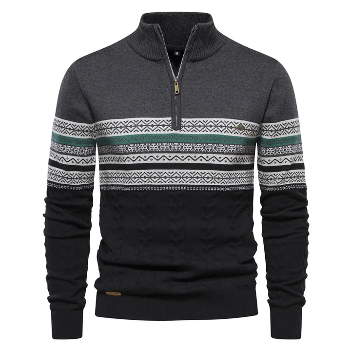 Pullover with Zipper