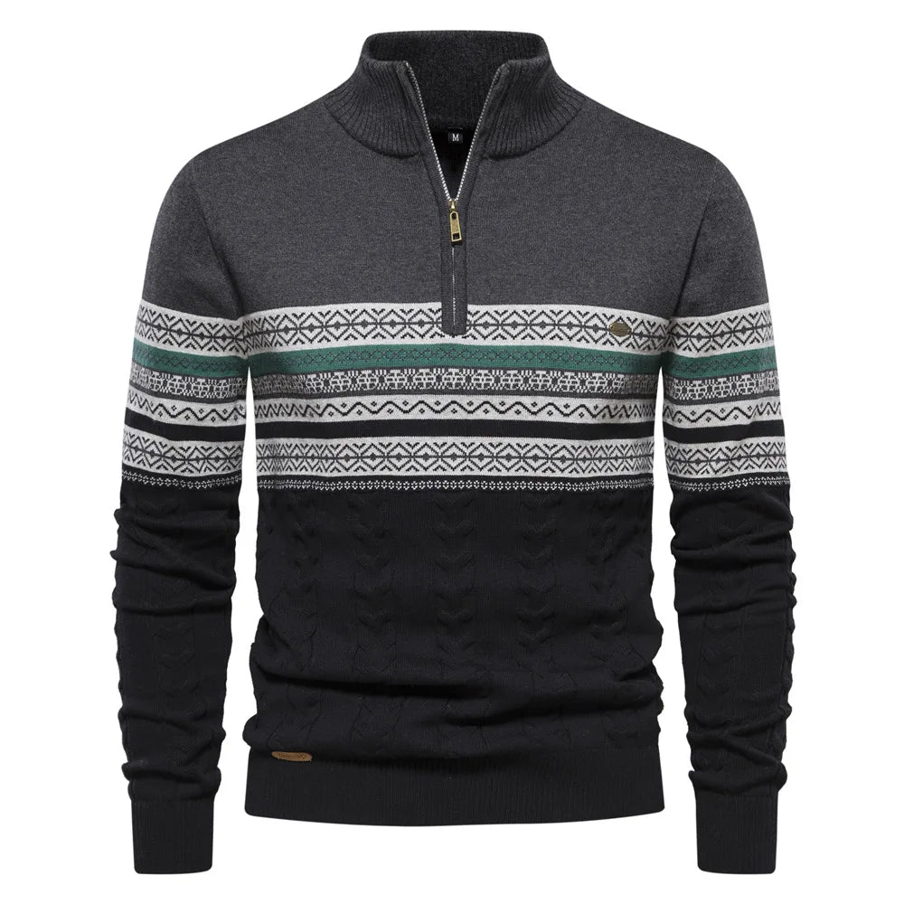 Pullover with Zipper