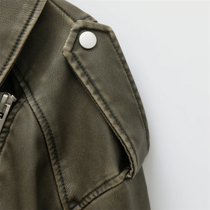 Pia | Versatile Quality Leather Jacket