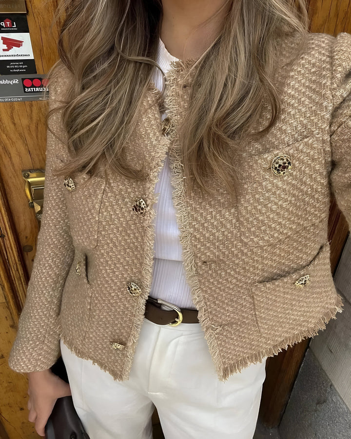 Diana - Tweed Coat for Autumn