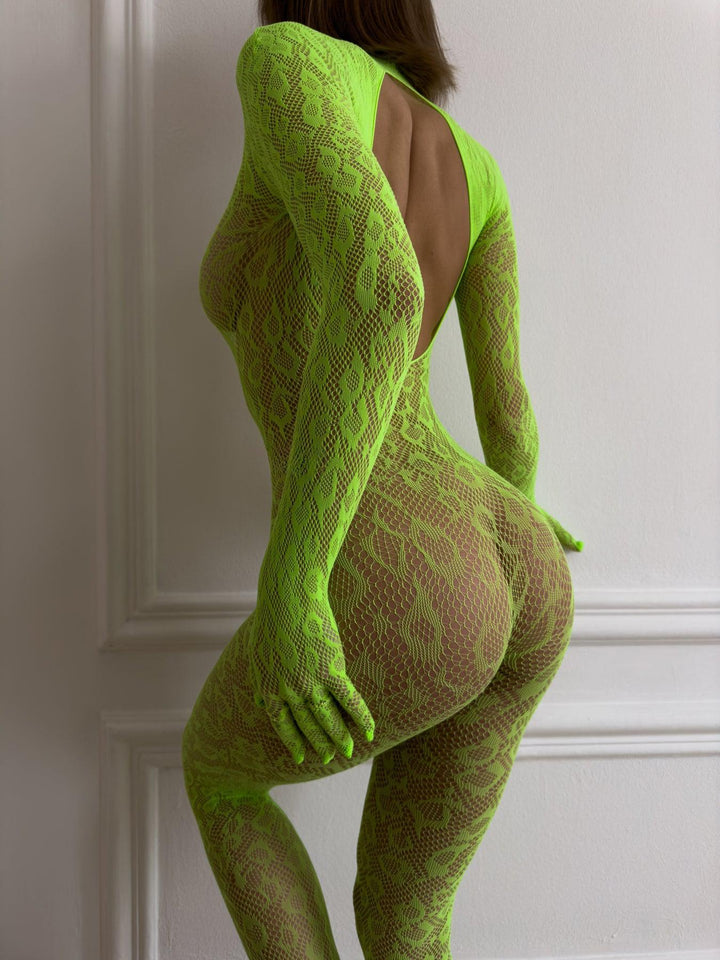 Shamcey - Elegant One Piece Bodystocking Lingerie