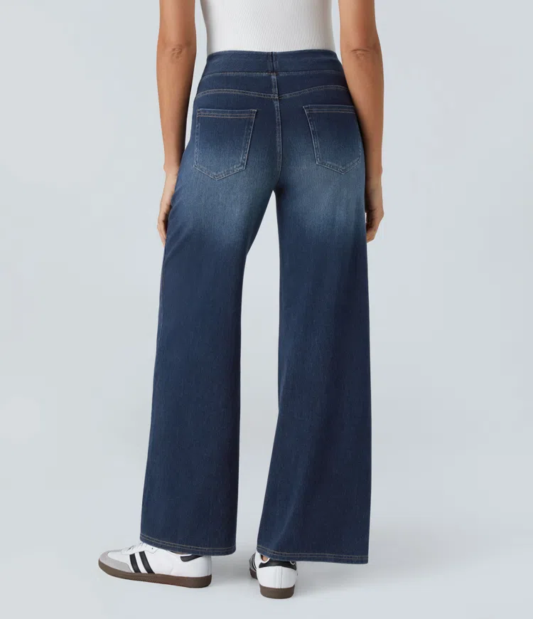 Comfortable High-Waisted Jeans