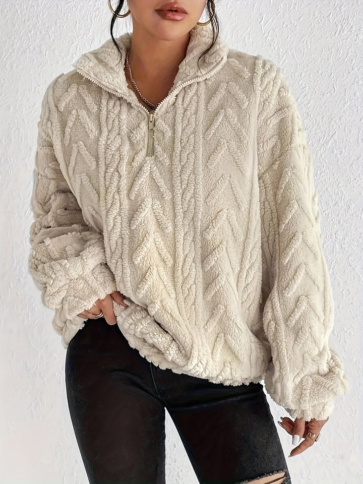 Viorica| Elegant Fleece Sweater
