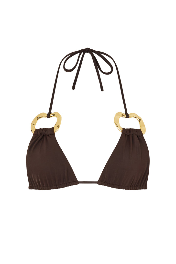 Vivien Top - Coffee Color