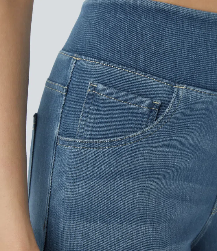 Comfortable High-Waisted Jeans