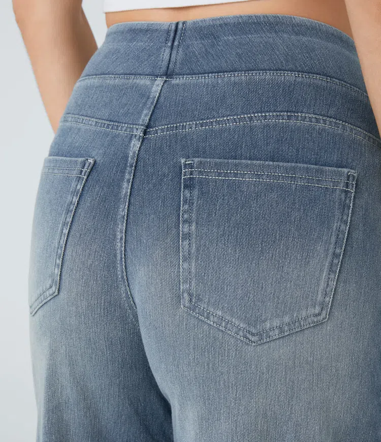 Comfortable High-Waisted Jeans