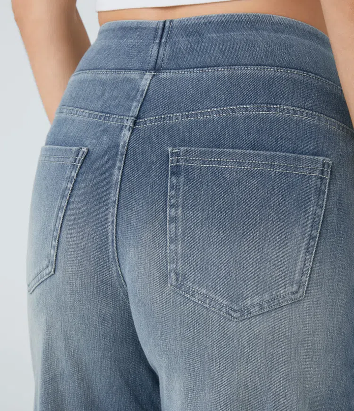 Comfortable High-Waisted Jeans