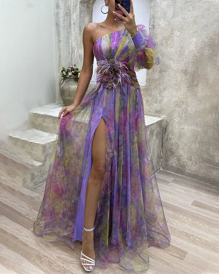 Cecilia | Elegant Dress with Slit