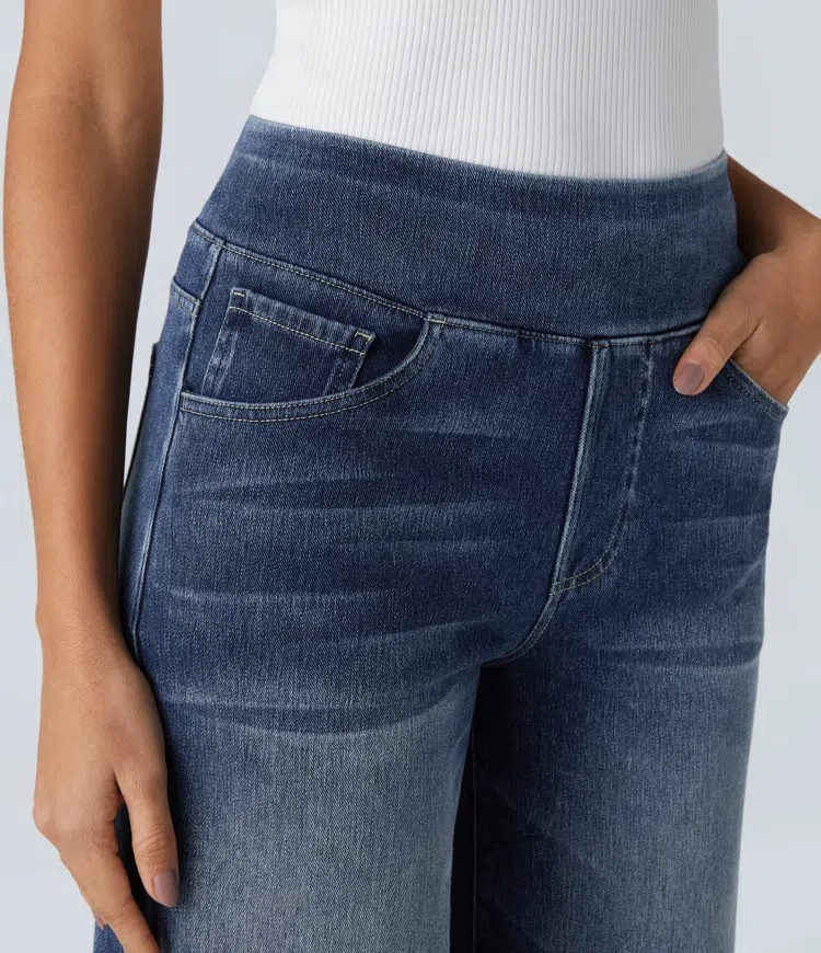 Comfortable High-Waisted Jeans