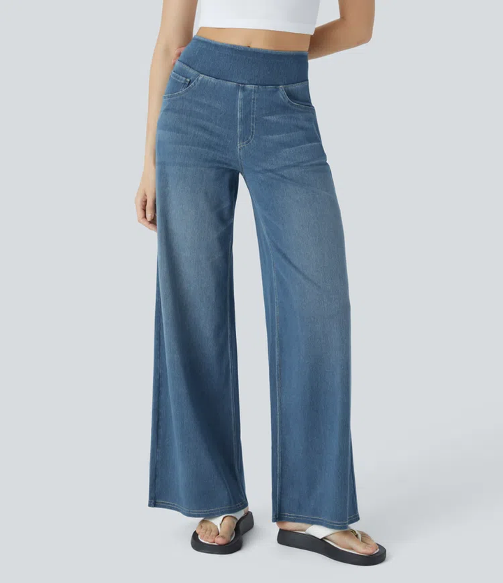 Comfortable High-Waisted Jeans