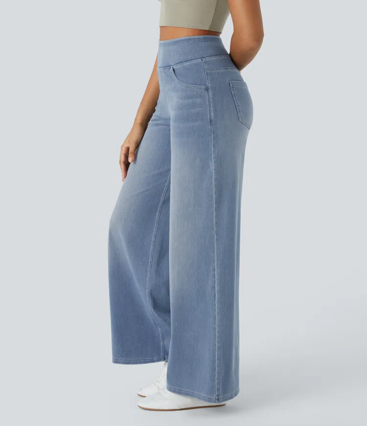 Comfortable High-Waisted Jeans