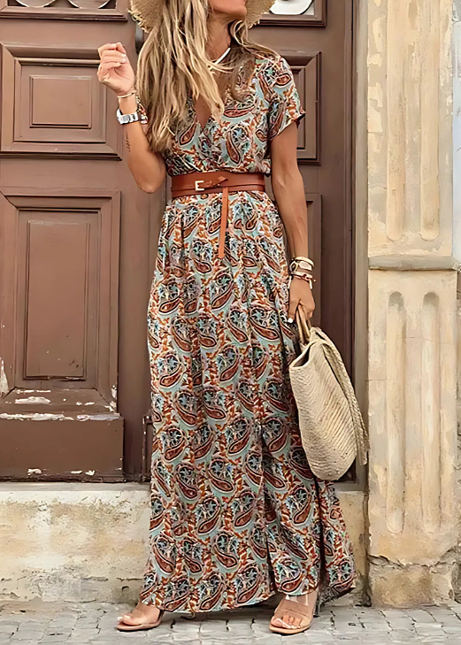 Sybella | Flowing Boho Maxi Dress