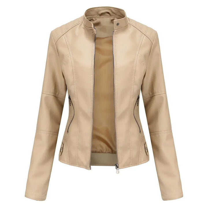 Pia | Elegant and Fashionable Leather Jacket