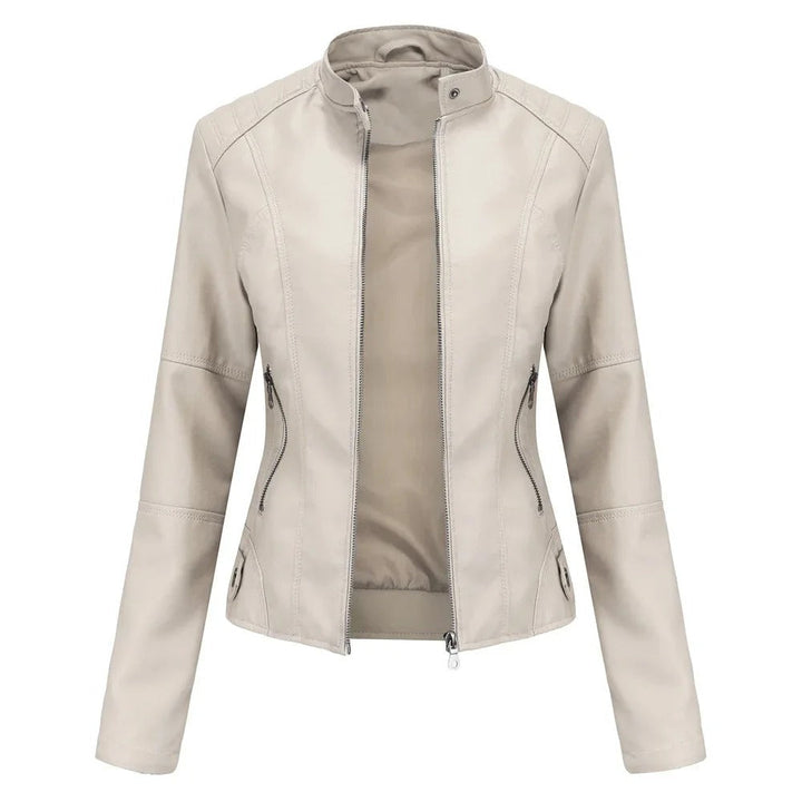 Pia | Elegant and Fashionable Leather Jacket