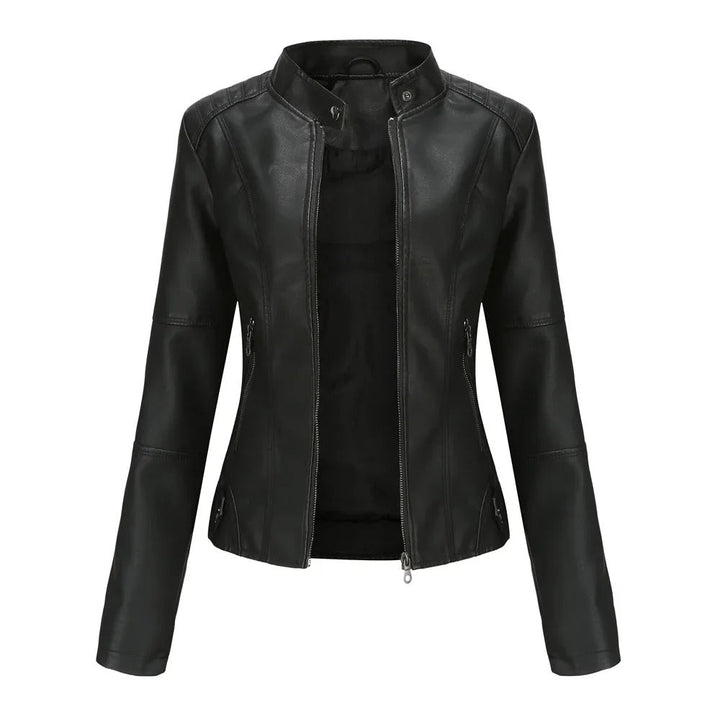 Pia | Elegant and Fashionable Leather Jacket