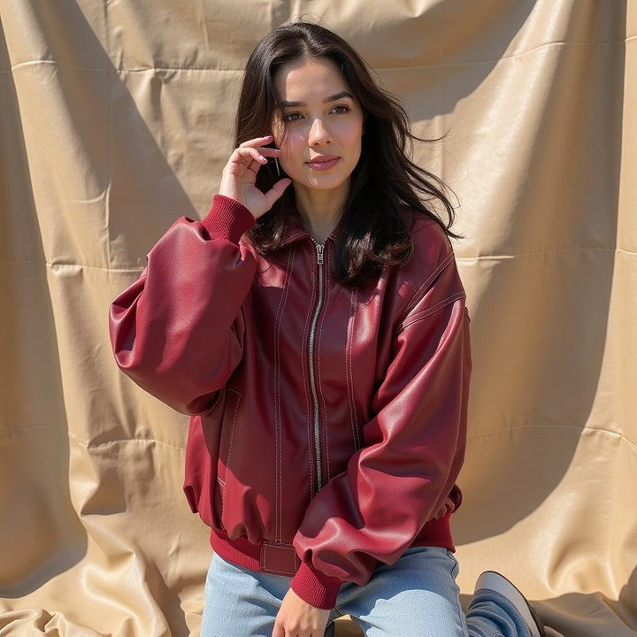 Suzanne – Elegant Bomber Jacket