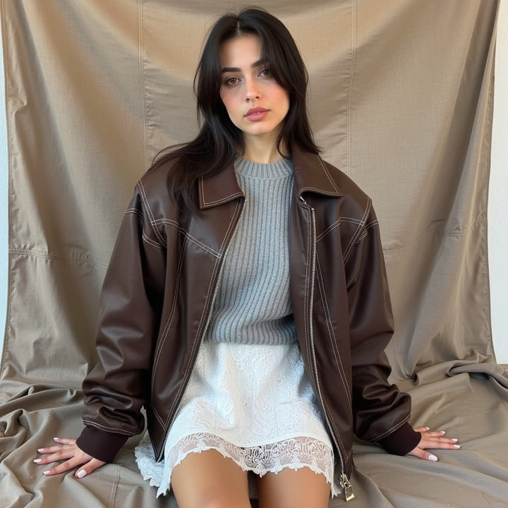 Suzanne – Elegant Bomber Jacket