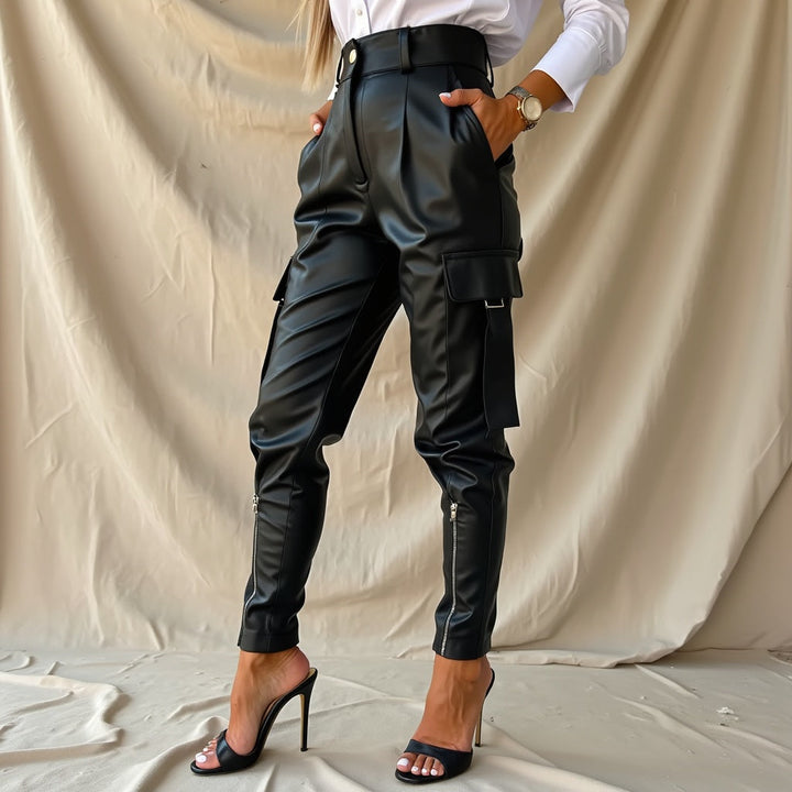 Isabelle – Vegan Leather Pants