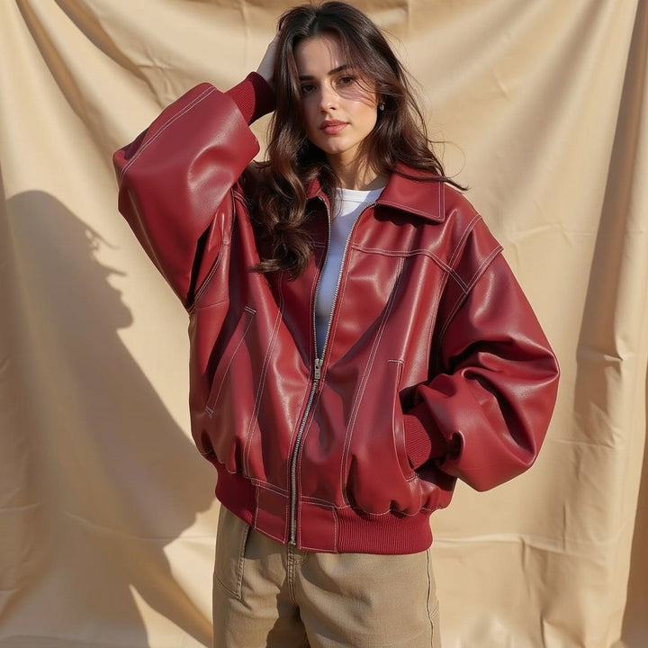 Suzanne – Elegant Bomber Jacket