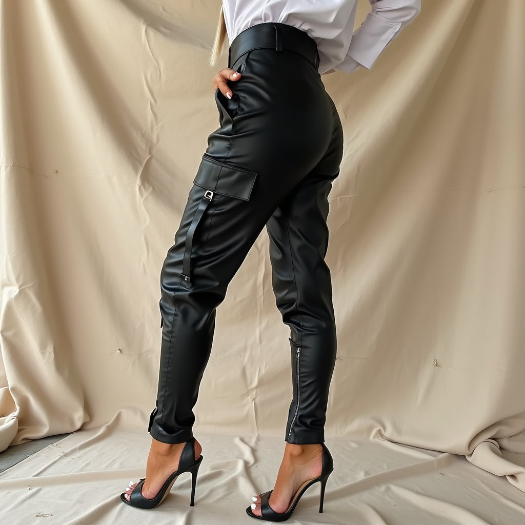 Isabelle – Vegan Leather Pants