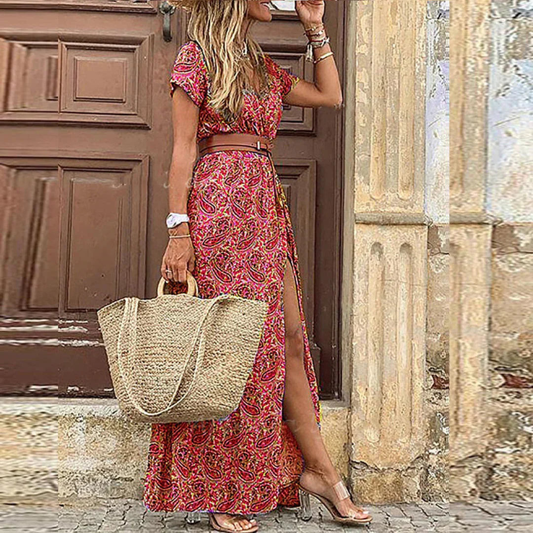 Sybella | Flowing Boho Maxi Dress
