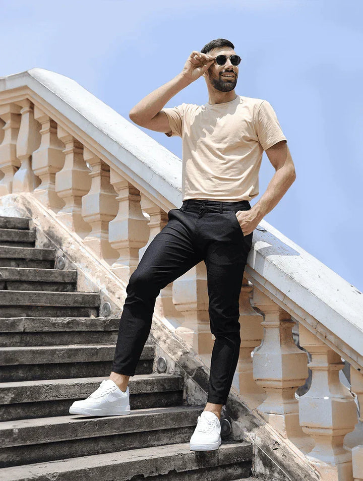 Andrei | Elegant Elastic Pants